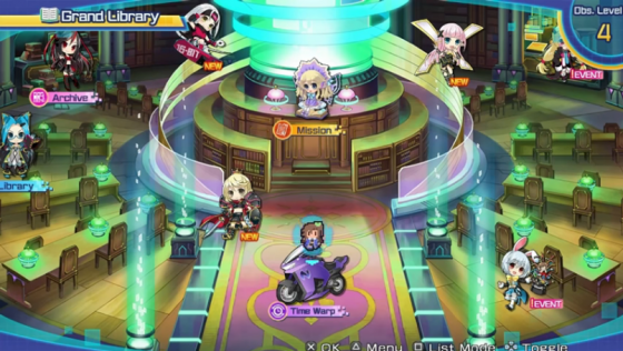 Superdimension Neptune VS Sega Hard Girls Screenshot 1 (PlayStation Vita)