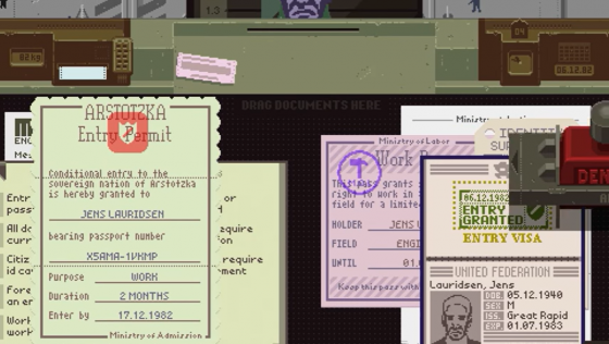 Papers, Please Screenshot 24 (PlayStation Vita)