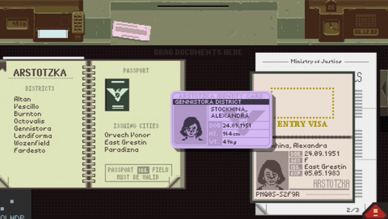 Papers, Please Screenshot 26 (PlayStation Vita)