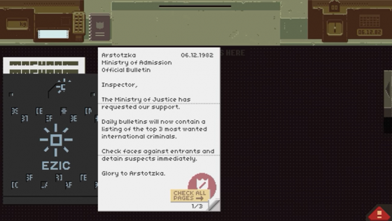 Papers, Please Screenshot 33 (PlayStation Vita)