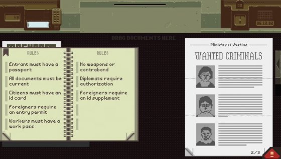 Papers, Please Screenshot 38 (PlayStation Vita)