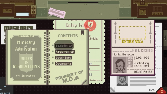 Papers, Please Screenshot 47 (PlayStation Vita)