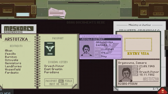 Papers, Please Screenshot 59 (PlayStation Vita)