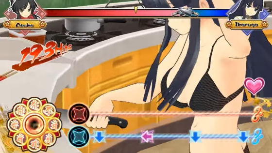 Senran Kagura Bon Appetit! Full Course Screenshot 5 (PlayStation Vita)