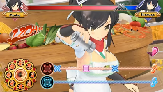 Senran Kagura Bon Appetit! Full Course Screenshot 24 (PlayStation Vita)