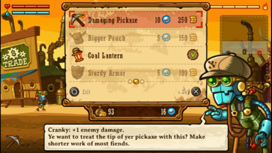 SteamWorld Dig: A Fistful Of Dirt Screenshot 9 (PlayStation Vita)