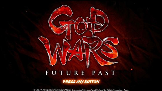 God Wars: Future Past Loading Screen For The PlayStation Vita