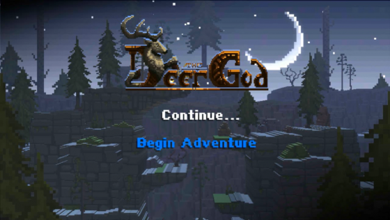 The Deer God Loading Screen For The PlayStation Vita