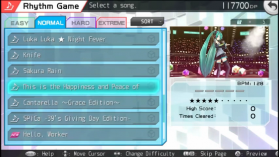 Hatsune Miku: Project DIVA f 2nd Screenshot 18 (PlayStation Vita)