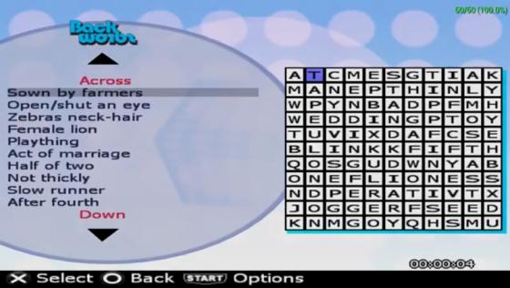 Puzzle Challenge: Crosswords And More! Screenshot 6 (PlayStation Portable)