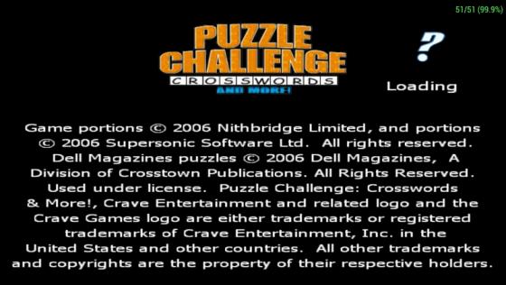 Puzzle Challenge: Crosswords And More! Screenshot 12 (PlayStation Portable)