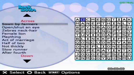 Puzzle Challenge: Crosswords And More! Screenshot 18 (PlayStation Portable)