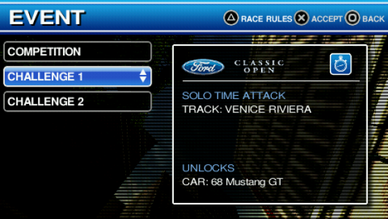 Ford Bold Moves Street Racing Screenshot 11 (PlayStation Portable)