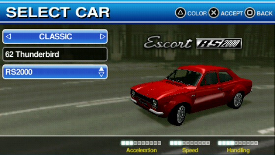 Ford Bold Moves Street Racing Screenshot 12 (PlayStation Portable)