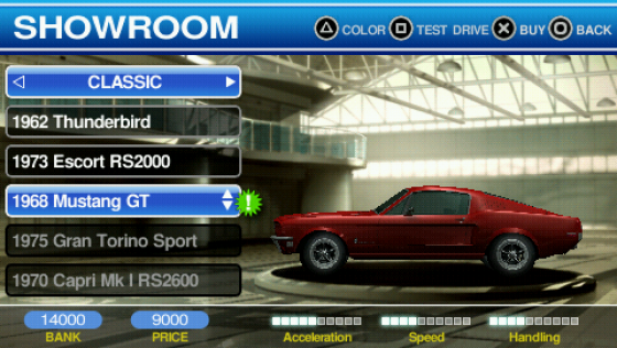 Ford Bold Moves Street Racing Screenshot 14 (PlayStation Portable)