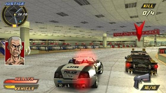 Pursuit Force: Extreme Justice Screenshot 6 (PlayStation Portable)