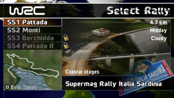 W2C Fia World Rally Championship Screenshot 8 (PlayStation Portable)