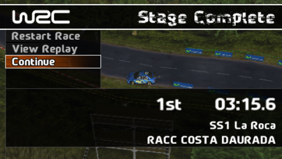 W2C Fia World Rally Championship Screenshot 11 (PlayStation Portable)