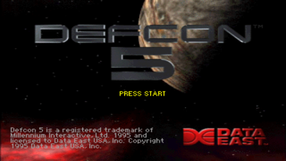 Defcon 5 Screenshot 0 (Sega Saturn (JP Version))
