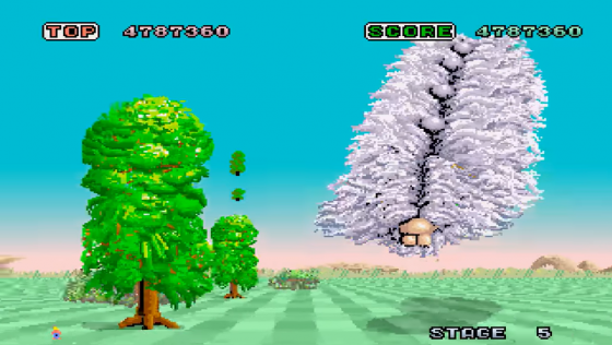 Space Harrier Screenshot 35 (Sega Saturn (JP Version))