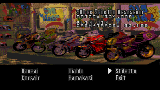 Road Rash Screenshot 23 (Sega CD (US Version))