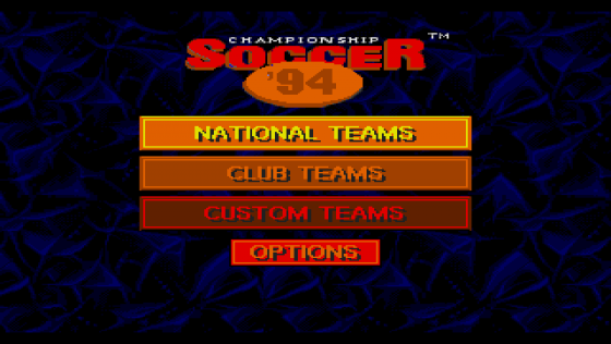 Championship Soccer '94 Screenshot 18 (Sega CD (US Version))