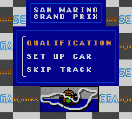 F1 World Championship Edition Screenshot 10 (Sega Game Gear (US Version))