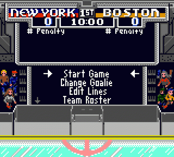 NHL All-Star Hockey Screenshot 8 (Sega Game Gear (US Version))