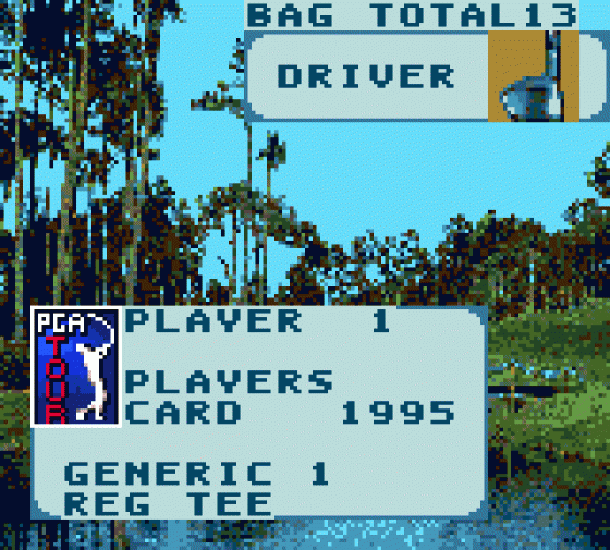 PGA Tour 96 Screenshot 5 (Sega Game Gear (US Version))