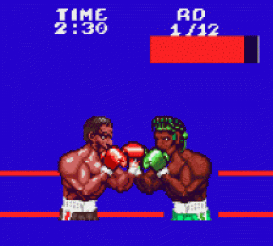 Riddick Bowe Boxing Screenshot 1 (Sega Game Gear (US Version))