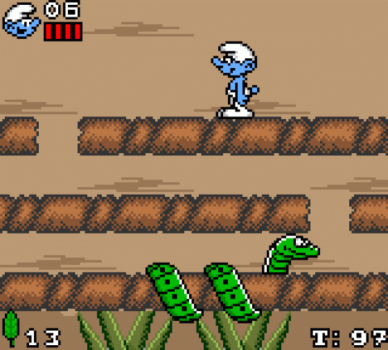 Les Schtrompfs Screenshot 7 (Sega Game Gear (EU Version))