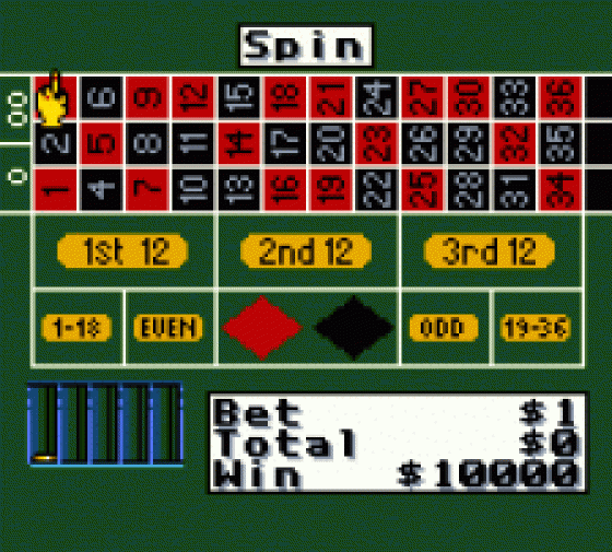 Casino FunPak Screenshot 1 (Sega Game Gear (US Version))