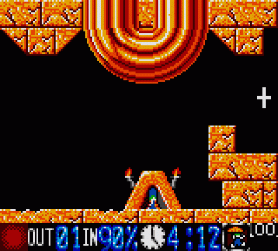 Lemmings Screenshot 5 (Sega Game Gear (US Version))