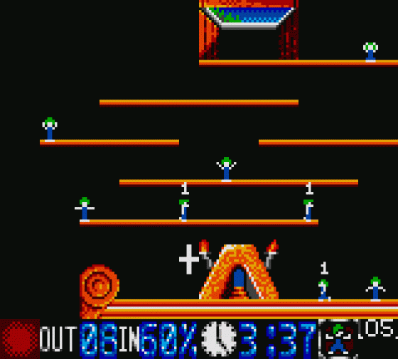 Lemmings Screenshot 7 (Sega Game Gear (EU Version))
