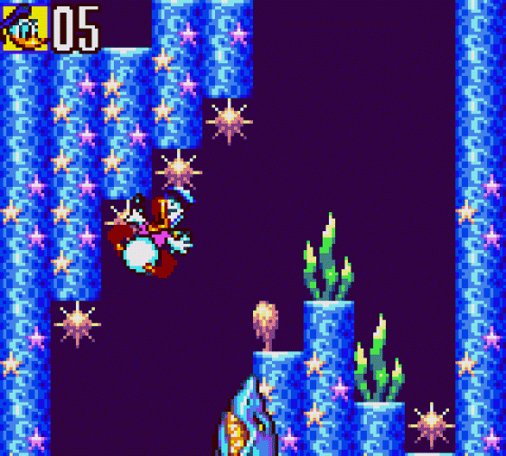 Deep Duck Trouble Starring Donald Duck Screenshot 26 (Sega Game Gear (US Version))