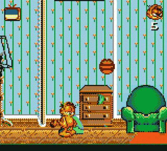 Garfield: Caught In The Act Screenshot 16 (Sega Game Gear (US Version))