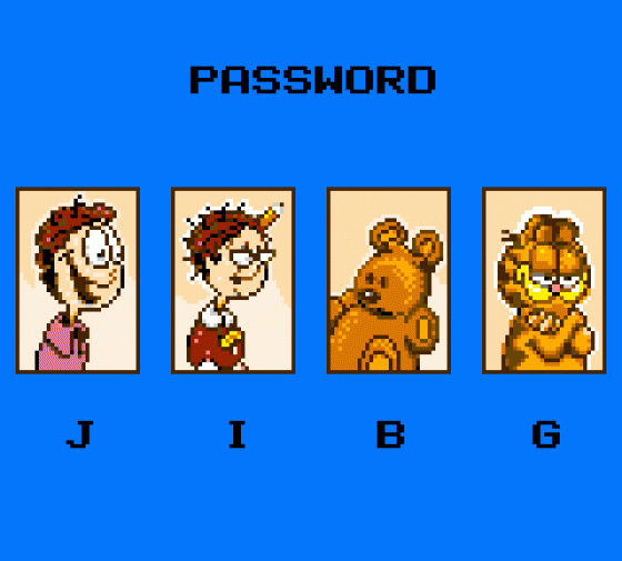 Garfield: Caught In The Act Screenshot 17 (Sega Game Gear (EU Version))