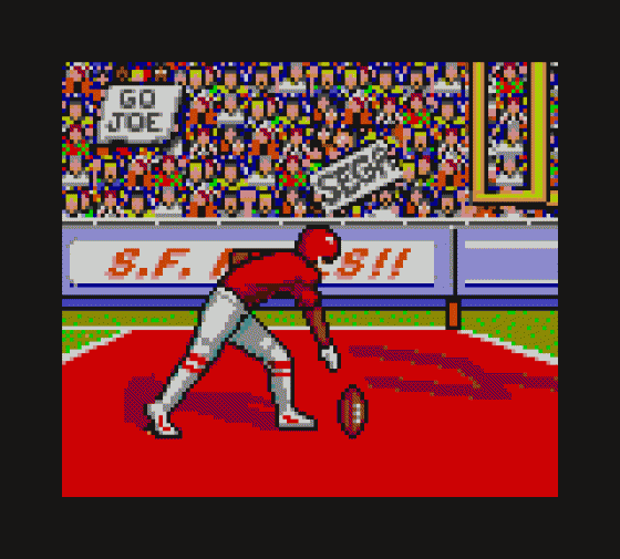 Joe Montana Football Screenshot 5 (Sega Game Gear (EU Version))