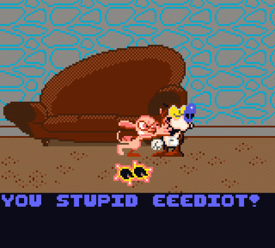 Ren Hoek And Stimpy: Quest For The Shaven Yak Screenshot 25 (Sega Game Gear (US Version))