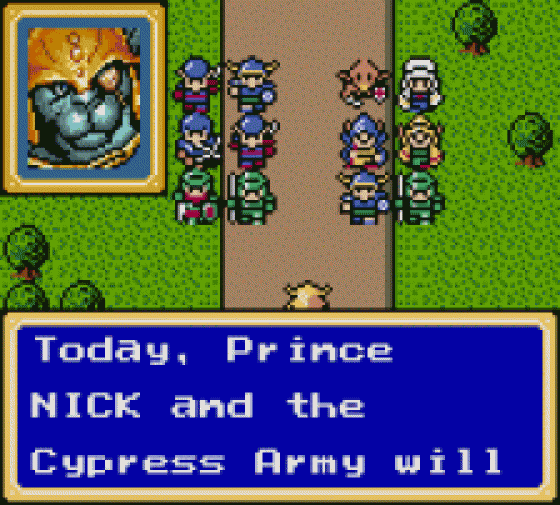 Shining Force II: The Sword Of Hajya Screenshot 1 (Sega Game Gear (US Version))