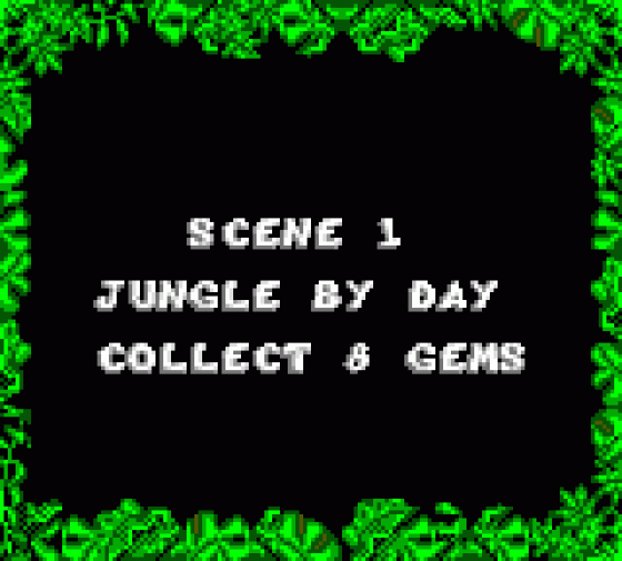 The Jungle Book Screenshot 22 (Sega Game Gear (EU Version))