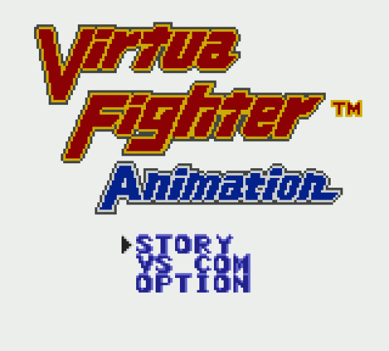 Virtua Fighter Animation Screenshot 11 (Sega Game Gear (EU Version))