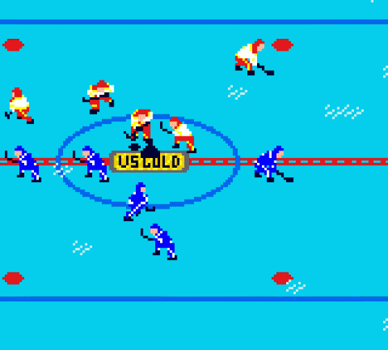 Championship Hockey Screenshot 1 (Sega Game Gear (EU Version))