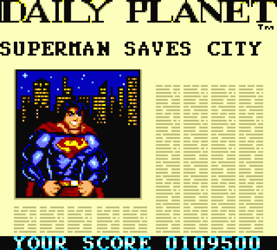 Superman: The Man Of Steel Screenshot 8 (Sega Game Gear (EU Version))