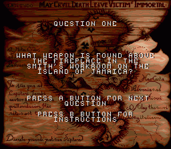 Cutthroat Island Screenshot 9 (Sega Genesis)