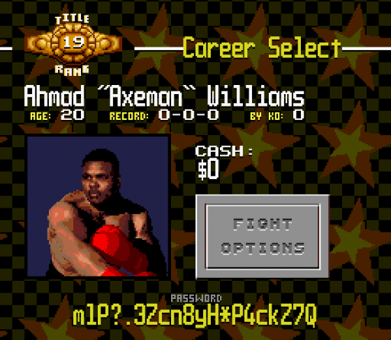 Foreman For Real Screenshot 5 (Sega Genesis)