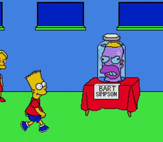 Virtual Bart Screenshot 7 (Sega Genesis)