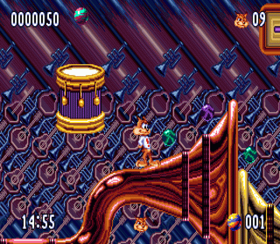 Bubsy II Screenshot 7 (Sega Genesis)