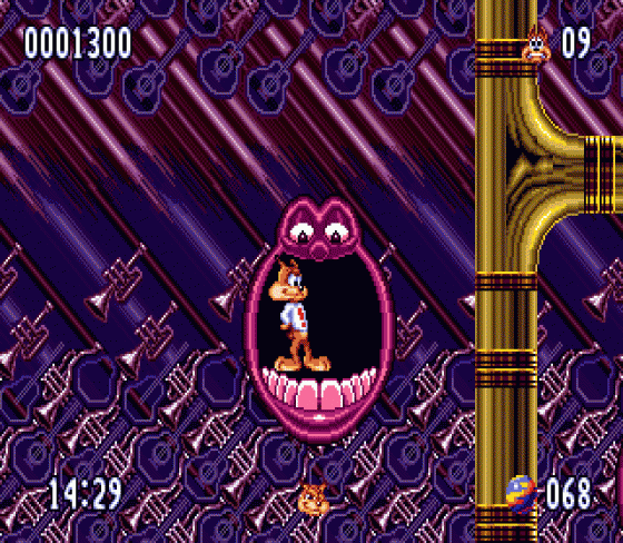 Bubsy II Screenshot 9 (Sega Genesis)