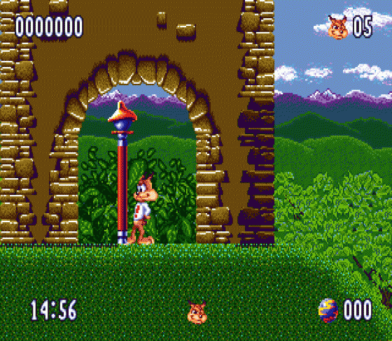 Bubsy II Screenshot 19 (Sega Genesis)